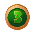 Third place badge